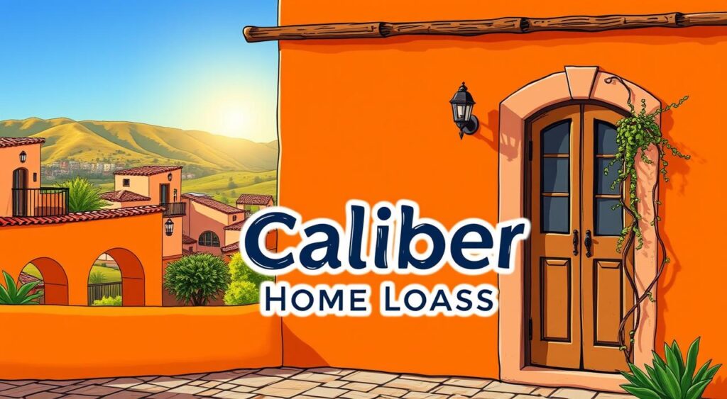 Caliber Home Loans in Spanish illustration.