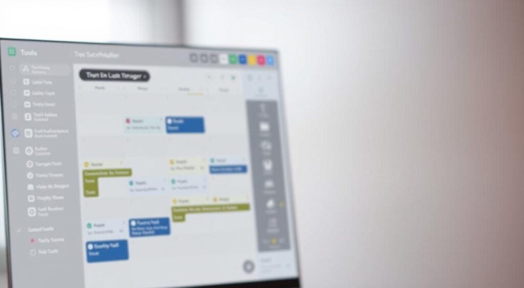 scheduling tools interface