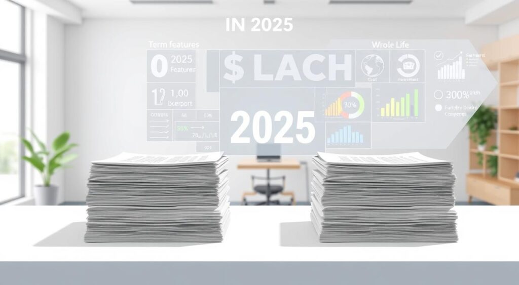 term whole life insurance comparison 2025
