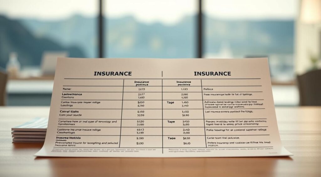 insurance policy comparison