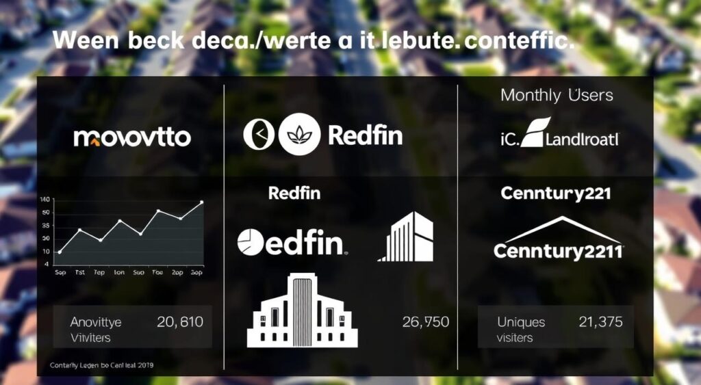 real estate websites traffic comparison